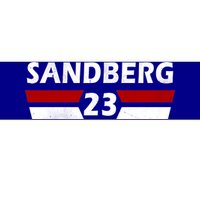 Sandberg 23 Vintage Baseball Bumper Sticker