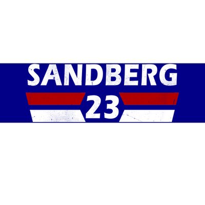 Sandberg 23 Vintage Baseball Bumper Sticker