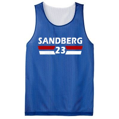 Sandberg 23 Vintage Baseball Mesh Reversible Basketball Jersey Tank