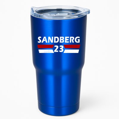Sandberg 23 Vintage Baseball Tumbler