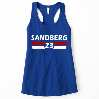 Sandberg 23 Vintage Baseball Womens Tank Top