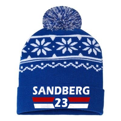 Sandberg 23 Vintage Baseball USA-Made Snowflake Beanie