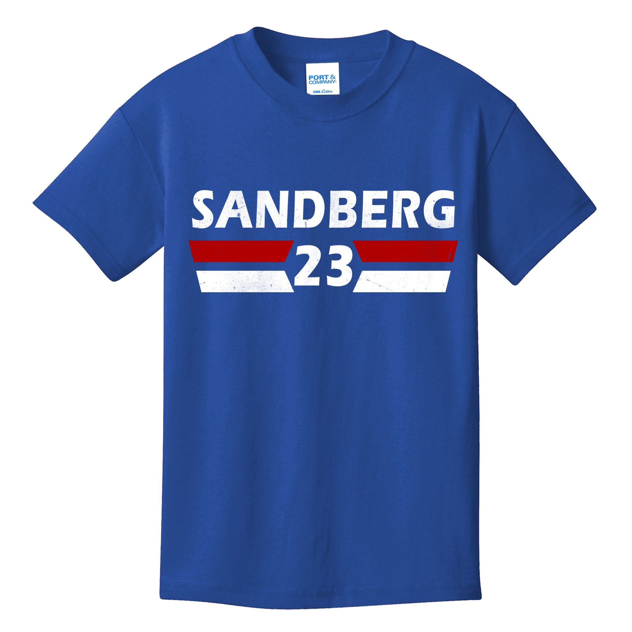 Sandberg 23 Vintage Baseball Kids T-Shirt
