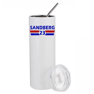 Sandberg 23 Vintage Baseball Stainless Steel Tumbler