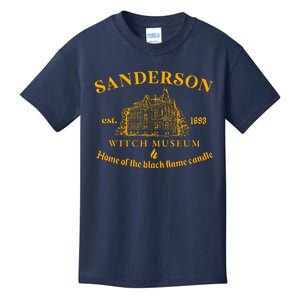 Sanderson Witch Museum Home Of The Black Flame Candle Kids T-Shirt