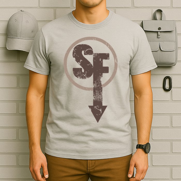 Sanity's Fall Larry Logo T-Shirt