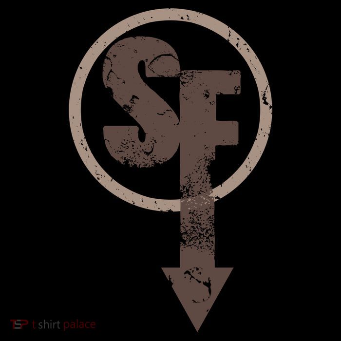 Sanity's Fall Larry Logo Drawstring Bag