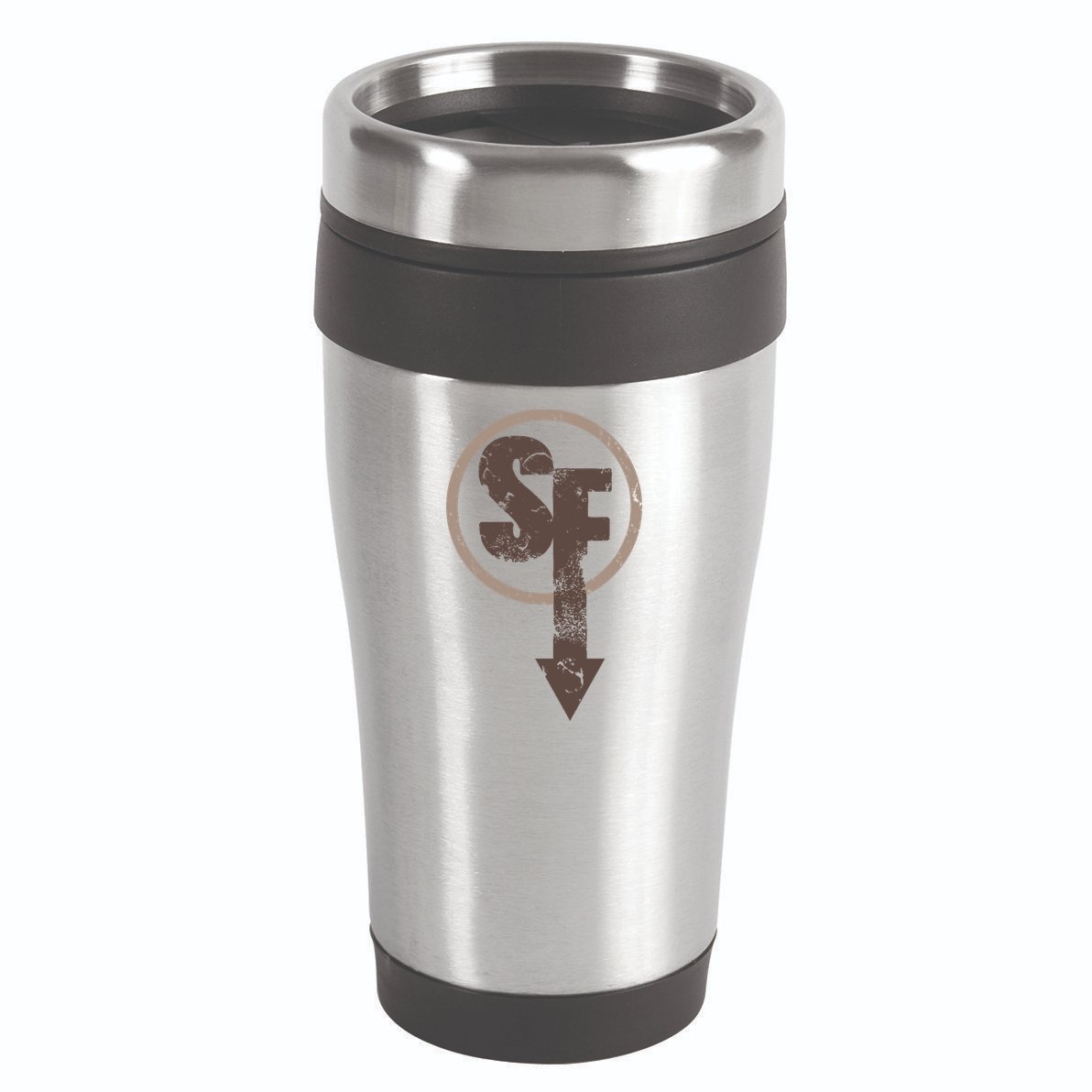Sanity's Fall Larry Logo 16oz Travel Tumbler