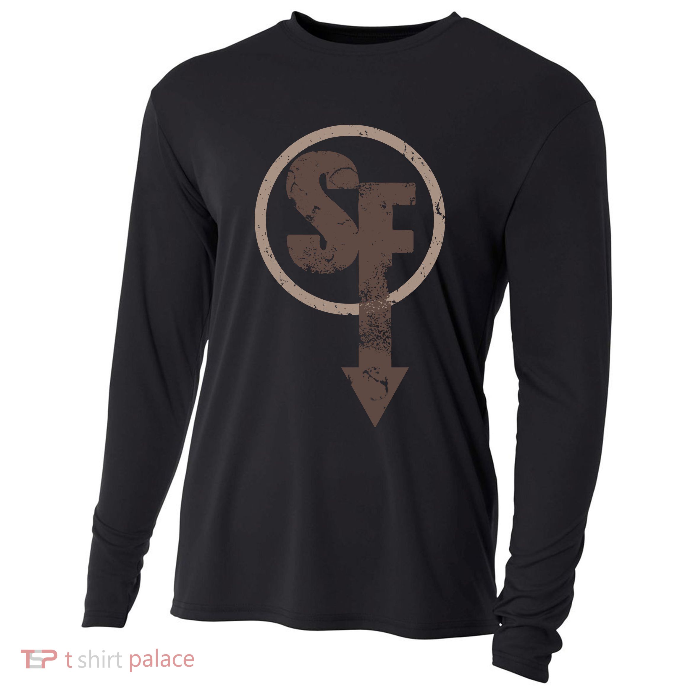 Sanity's Fall Larry Logo Cooling Performance Long Sleeve Crew