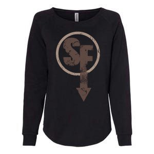 Sanity's Fall Larry Logo Womens California Wash Sweatshirt