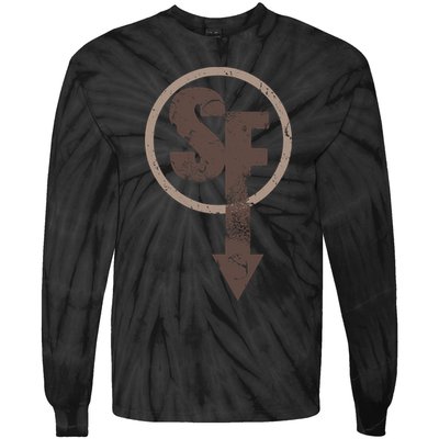 Sanity's Fall Larry Logo Tie-Dye Long Sleeve Shirt