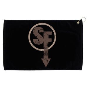 Sanity's Fall Larry Logo Grommeted Golf Towel