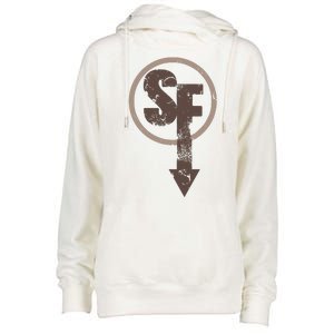 Sanity's Fall Larry Logo Womens Funnel Neck Pullover Hood