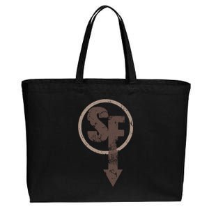 Sanity's Fall Larry Logo Cotton Canvas Jumbo Tote