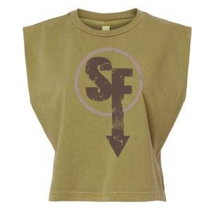 Sanity's Fall Larry Logo Garment-Dyed Women's Muscle Tee