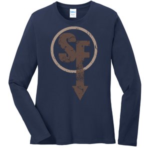 Sanity's Fall Larry Logo Ladies Long Sleeve Shirt