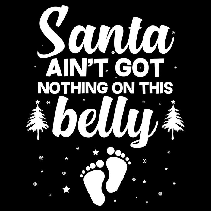 Santa Ain't Got Nothing On This Belly Youth Performance Sprint T-Shirt