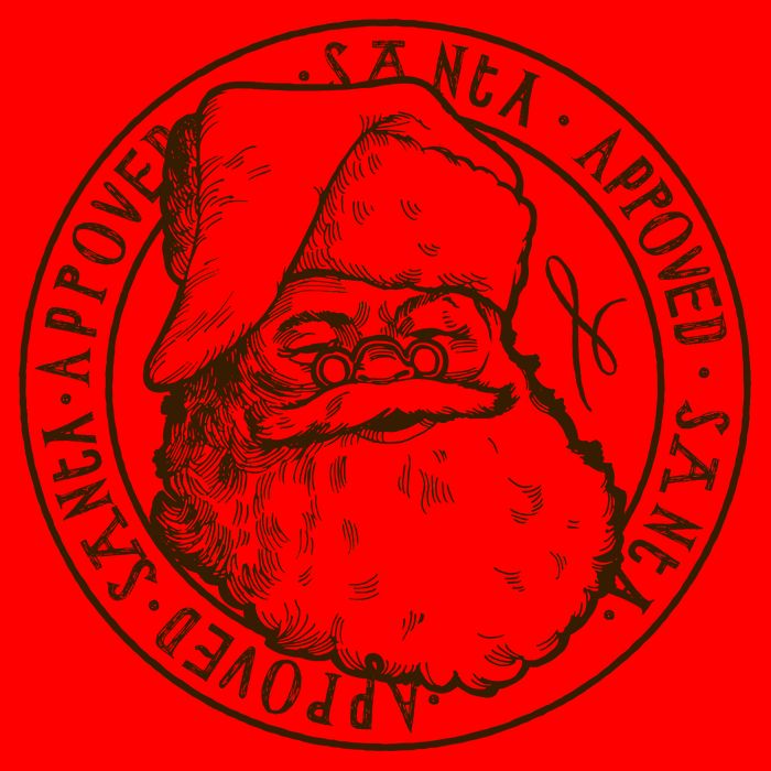 Santa Approved Stamp Flatbill Hat