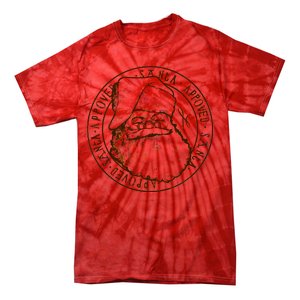 Santa Approved Stamp Tie-Dye T-Shirt