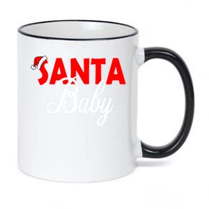 Santa Baby 11oz Black Color Changing Mug