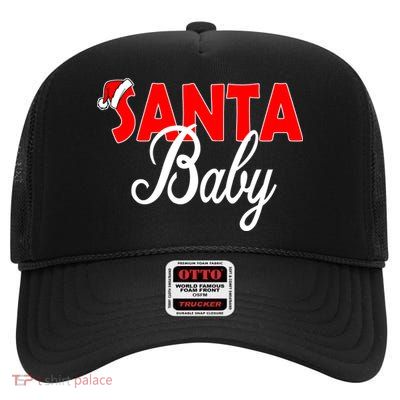 Santa Baby High Crown Mesh Back Trucker Hat
