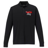 Santa Baby Performance Long Sleeve Polo