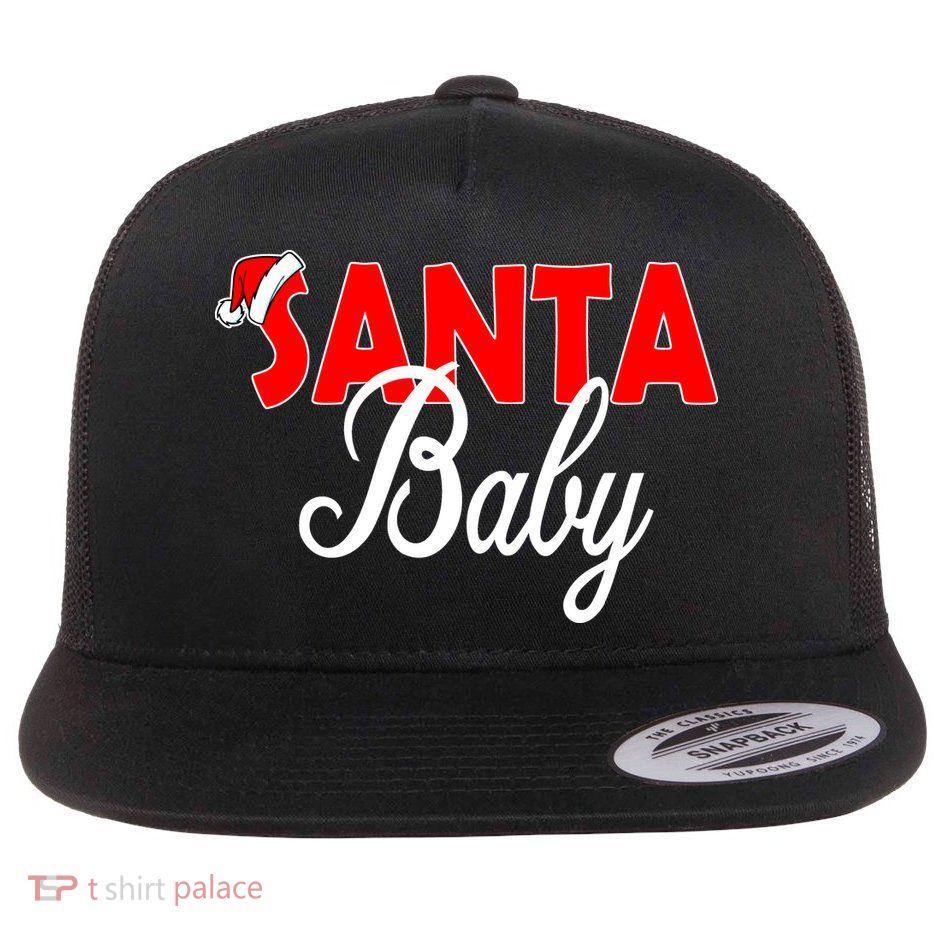 Santa Baby Flat Bill Trucker Hat
