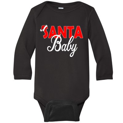 Santa Baby Baby Long Sleeve Bodysuit