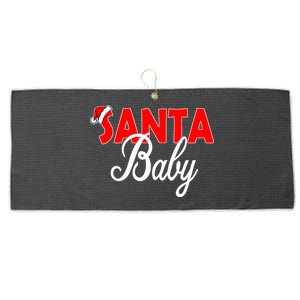 Santa Baby Large Microfiber Waffle Golf Towel