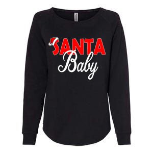 Santa Baby Womens California Wash Sweatshirt