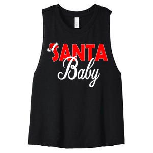 Santa Baby Women's Racerback Cropped Tank