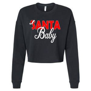 Santa Baby Cropped Pullover Crew