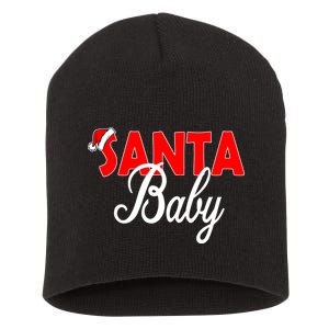 Santa Baby Short Acrylic Beanie