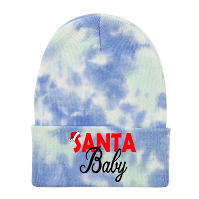 Santa Baby Tie Dye 12in Knit Beanie