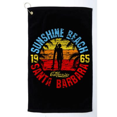 Santa Barbara California Golf Towel