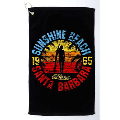 Santa Barbara California Platinum Collection Golf Towel