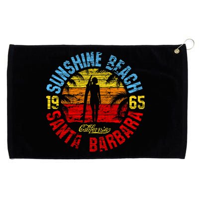 Santa Barbara California Grommeted Golf Towel