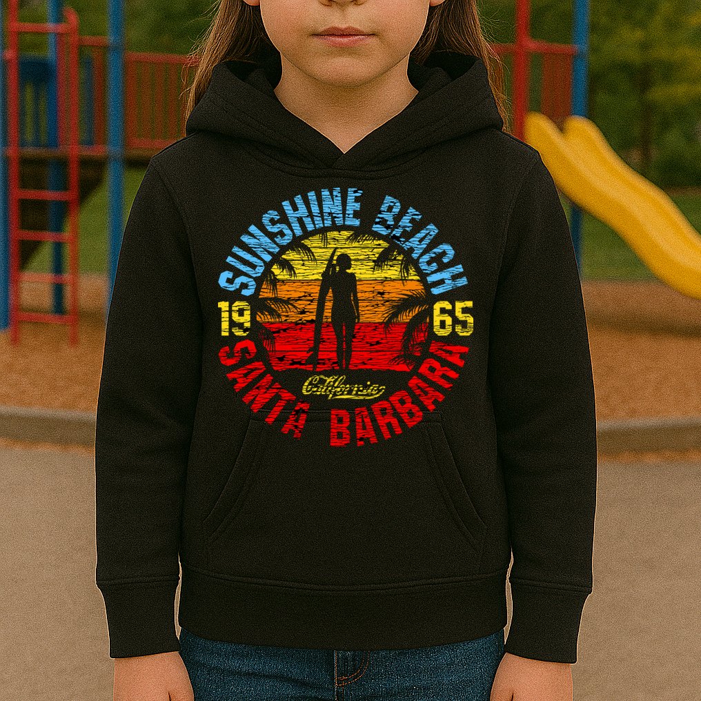 Santa Barbara California Kids Hoodie
