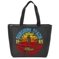 Santa Barbara California Zip Tote Bag