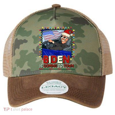 Santa Biden Is Coming To Town Christmas Legacy Tie Dye Trucker Hat