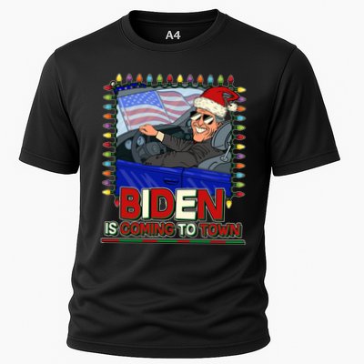 Santa Biden Is Coming To Town Christmas Performance Shirt