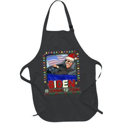 Santa Biden Is Coming To Town Christmas Apron