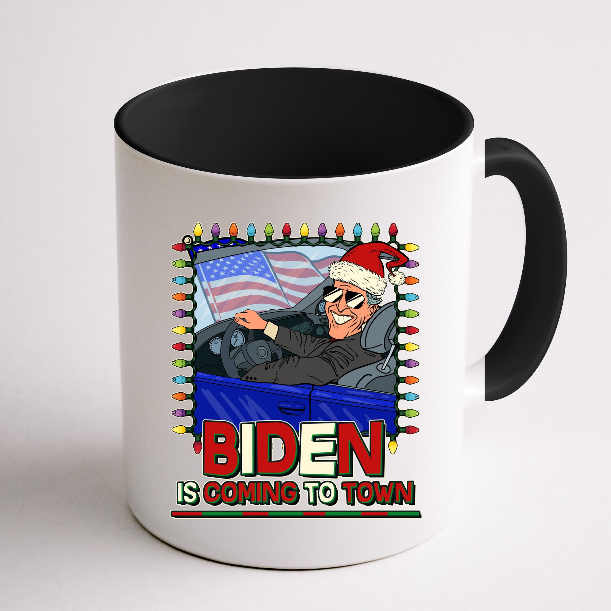 Santa Biden Is Coming To Town Christmas Mug