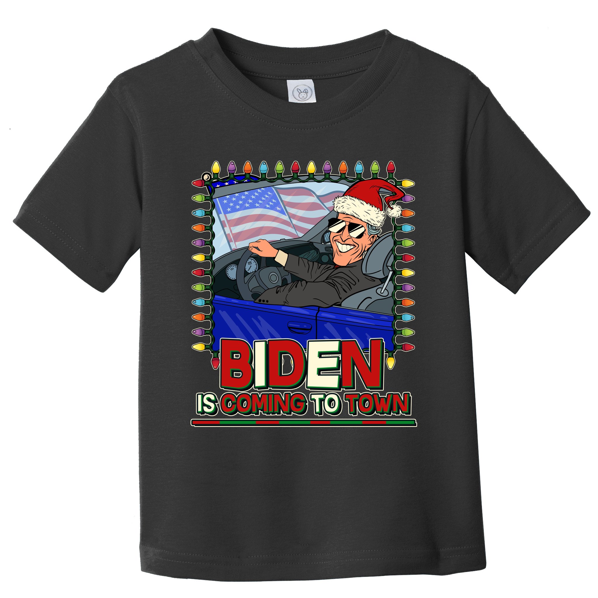 Santa Biden Is Coming To Town Christmas Toddler T-Shirt