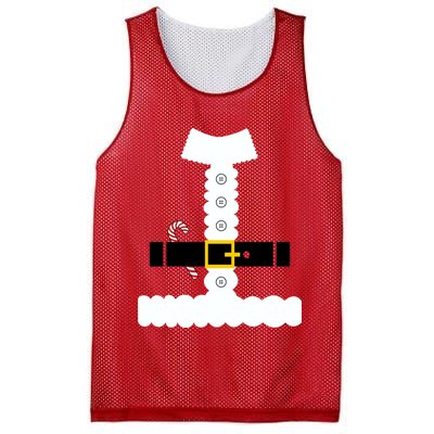 Santa Claus Candy Cane Costume Suit Mesh Reversible Basketball Jersey Tank