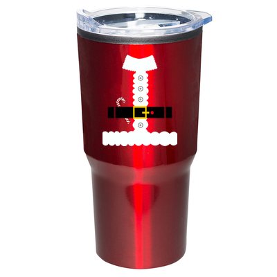 Santa Claus Candy Cane Costume Suit Tumbler