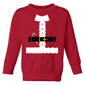 Santa Claus Candy Cane Costume Suit Toddler Sweatshirt