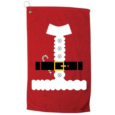 Santa Claus Candy Cane Costume Suit Golf Towel