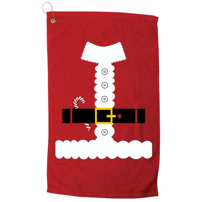Santa Claus Candy Cane Costume Suit Golf Towel