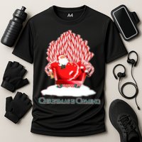 Santa Claus Christmas Is Coming GOT Cooling Performance Crew T-Shirt